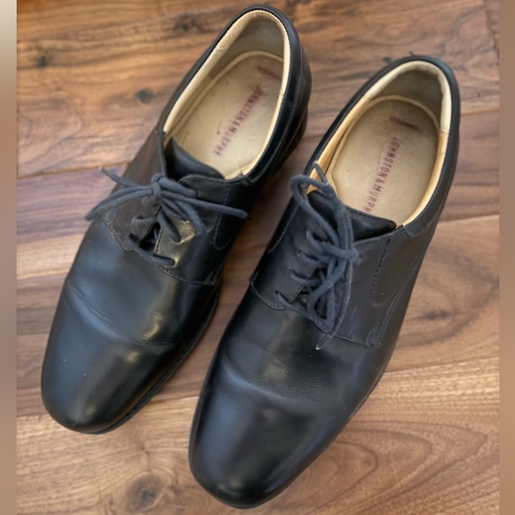 Johnston & Murphy Black Leather Oxfords - Picture 4 of 6